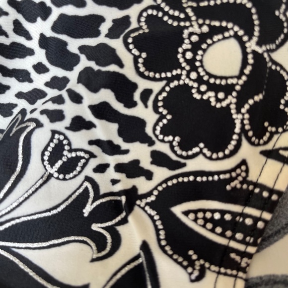 Gottex One Piece Halter Swimsuit, sz 16 - Picture 3 of 9